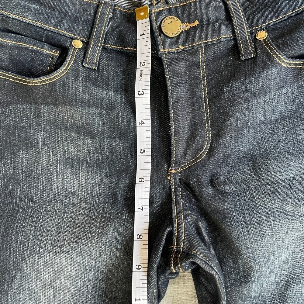 PAIGE Skyline Bootcut Jeans Flare Stretch Dark Wash Denim Women Size 28 MSRP$199 - Picture 11 of 15